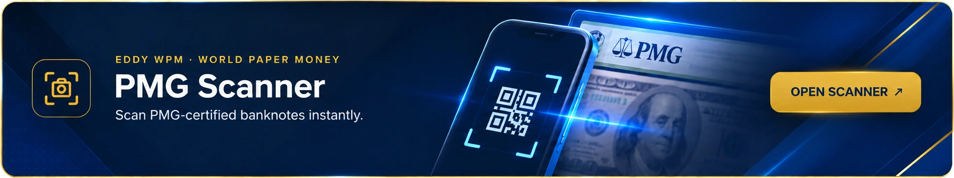 PMG Scanner da Eddy WPM: digitalizar QR Code e consultar a certificacao da nota no site oficial da PMG