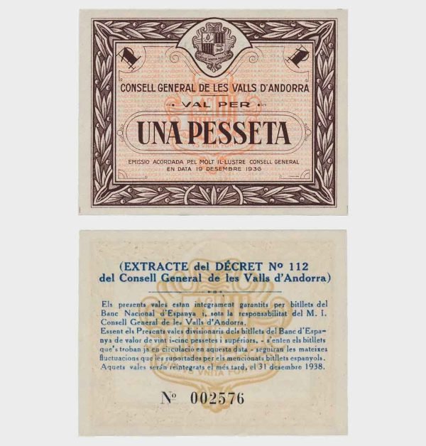 1936 - 1 Pesseta