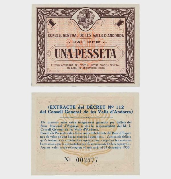 1936 - 1 Pesseta