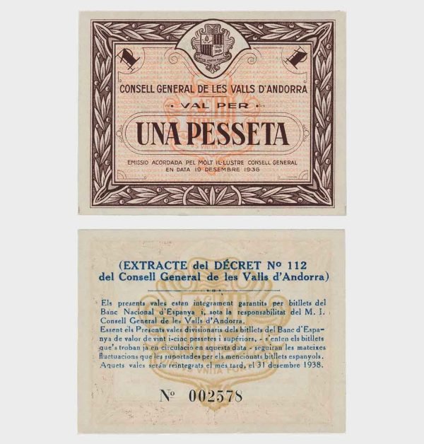 1936 - 1 Pesseta