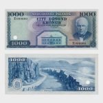 1961 - 1000 Kronur - SPECIMEN