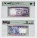 1964 - 20 Escudos - Ch.7 - SPECIMEN - PMG
