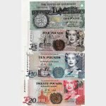 1996 - 1,5,10,20 Pounds - S/N : ...54