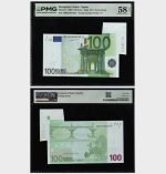 2002 - 100 Euro - ERROR - M002 - PMG