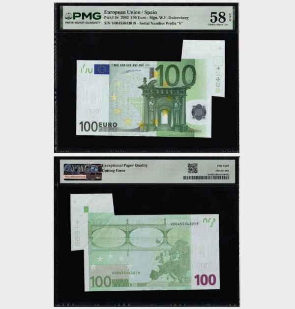2002 - 100 Euro - ERROR - M002 - PMG