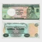 1967 - 5 Zaires / 500 Makuta