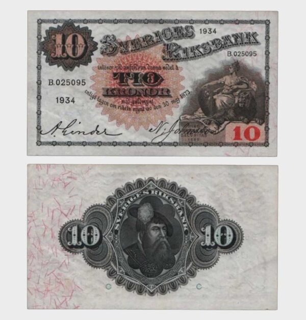 1934 - 10 Kronor