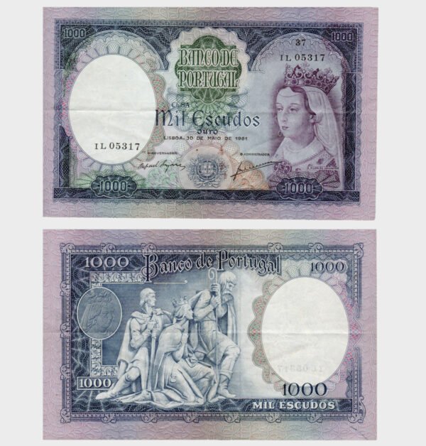 1961 - 1000 Escudos - Ch.8A