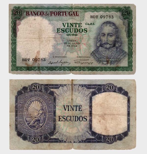 1960 - 20 Escudos - Ch.6A