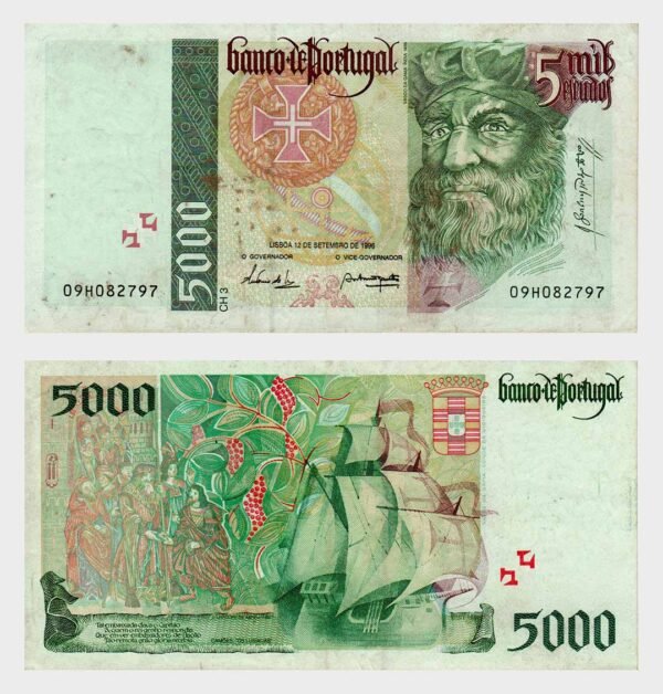 1996 - 5000 Escudos - Ch.3