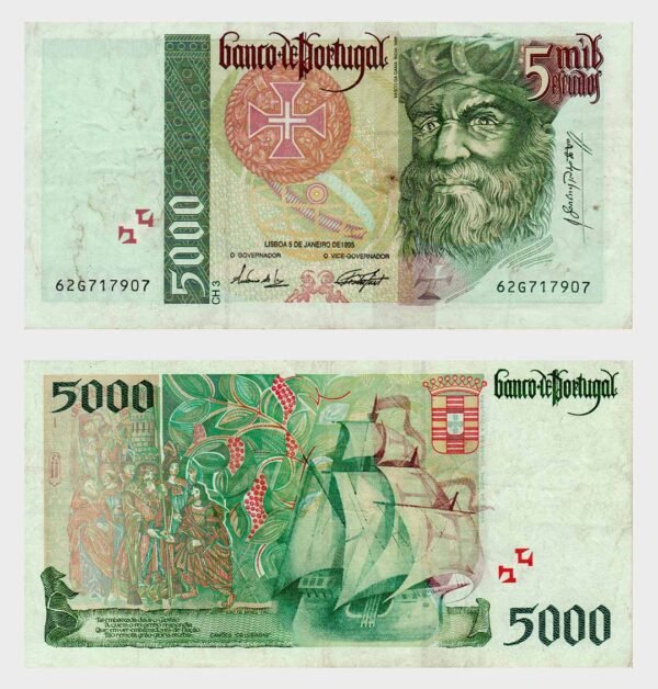 1995 - 5000 Escudos - Ch.3