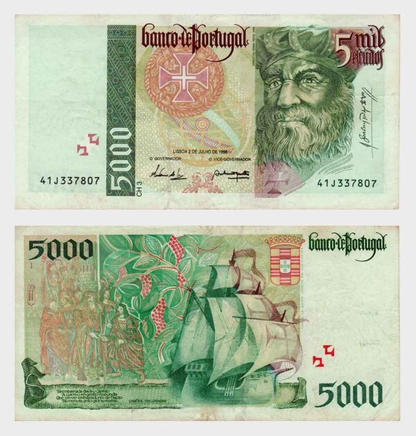 1998 - 5000 Escudos - Ch.3