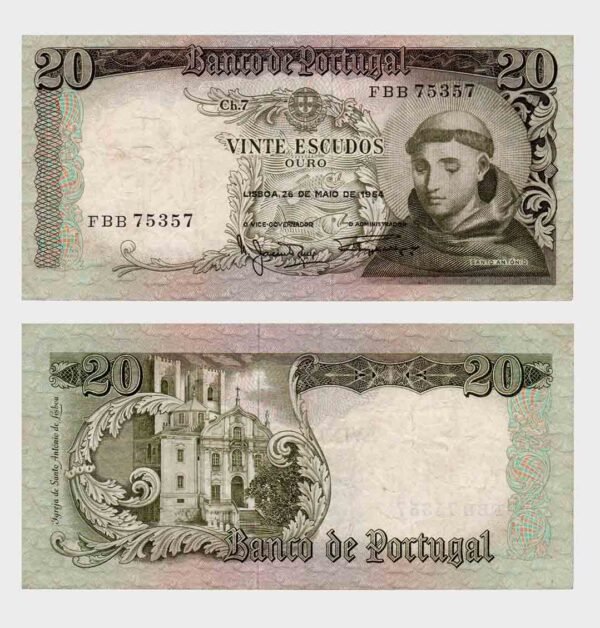 1964 - 20 Escudos - Ch.7 - RADAR