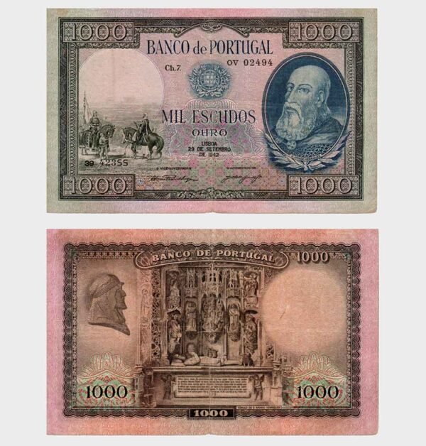 1942 - 1000 Escudos - Ch.7