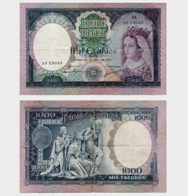 1961 - 1000 Escudos - Ch.8A