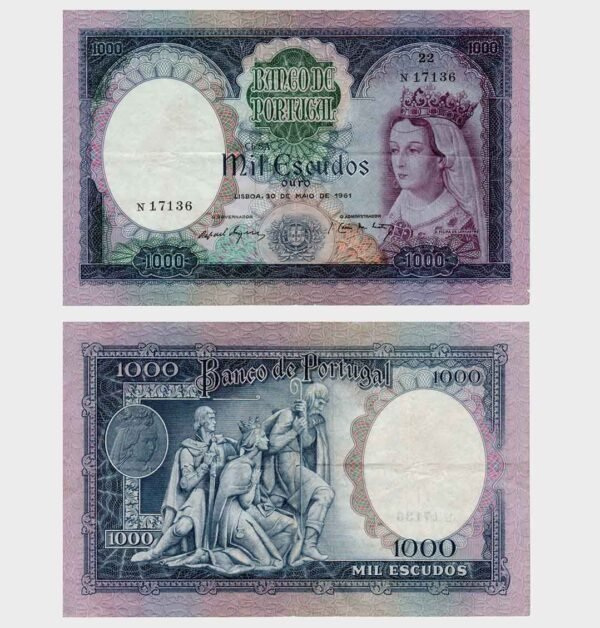 1961 - 1000 Escudos - Ch.8A