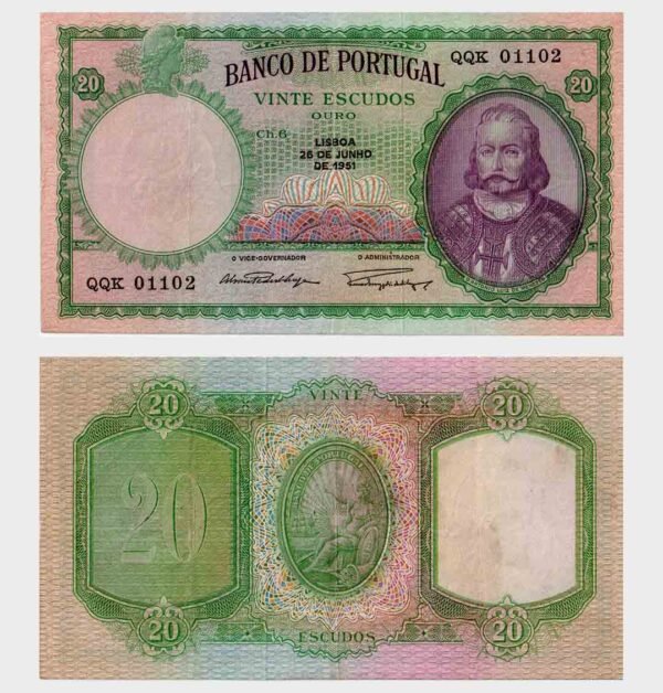 1951 - 20 Escudos - Ch.6