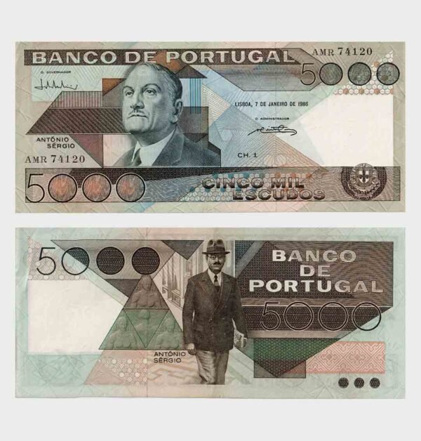 1986 - 5000 Escudos - Ch.1