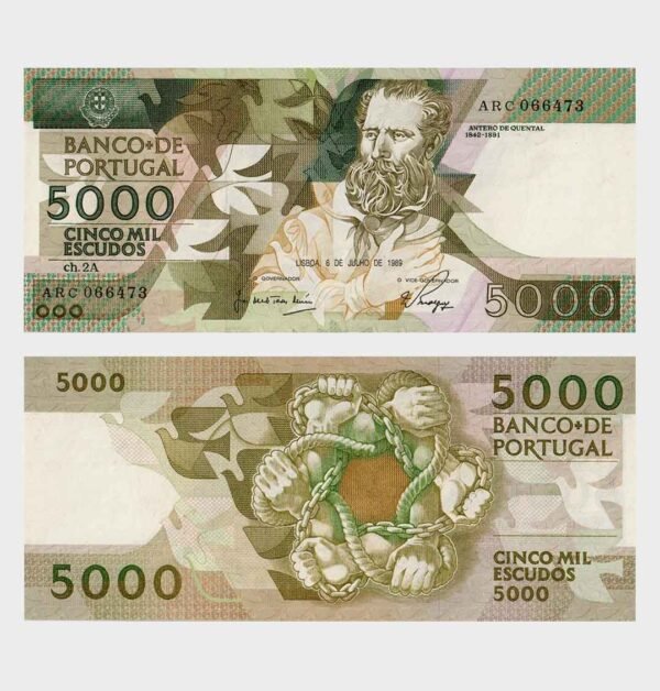 1989 - 5000 Escudos - Ch.2A