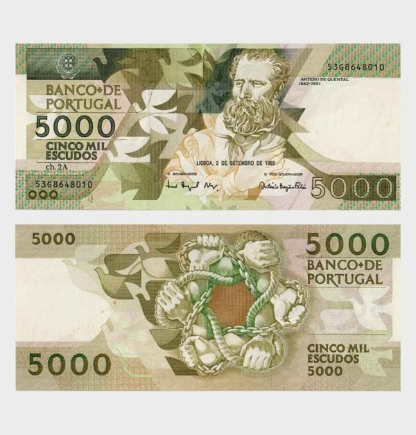 1993 - 5000 Escudos - Ch.2A