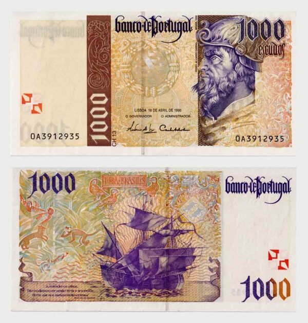 1996 - 1000 Escudos - Ch.13
