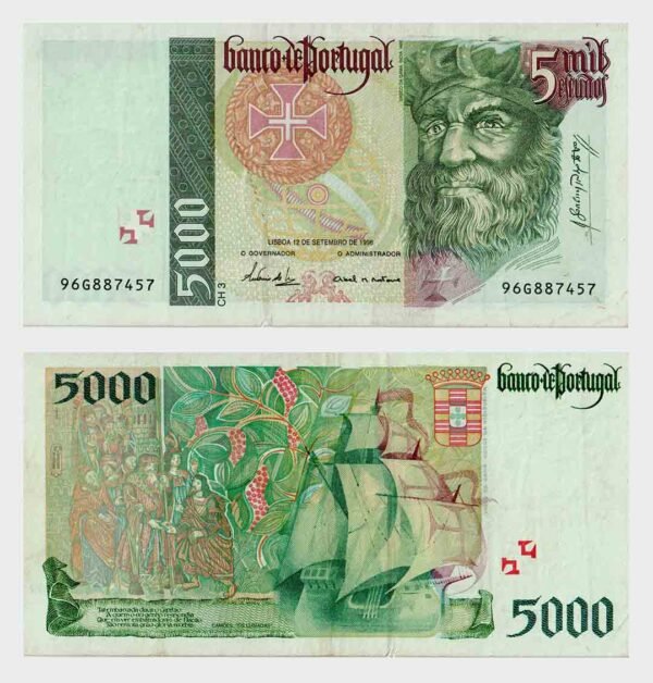 1996 - 5000 Escudos - Ch.3
