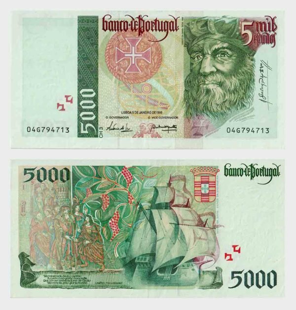 1995 - 5000 Escudos - Ch.3