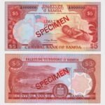 1985 - 5 Tala - SPECIMEN