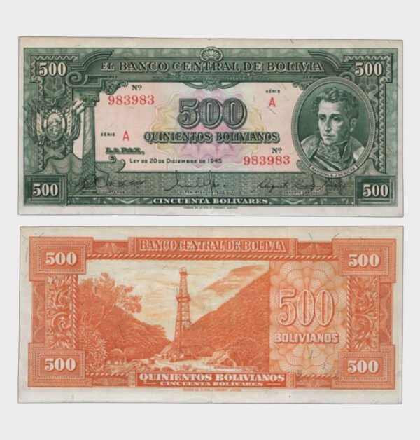 1945 - 500 Bolivianos