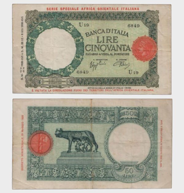 1938 - 50 Lire