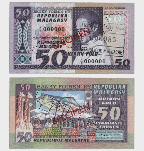 1974 - 50 Francs - SPECIMEN