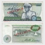 1985 - 1000 Zaires - SPECIMEN