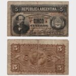1884 - 5 Centvaos