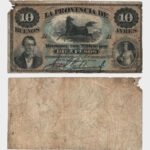 1869 - 10 Pesos