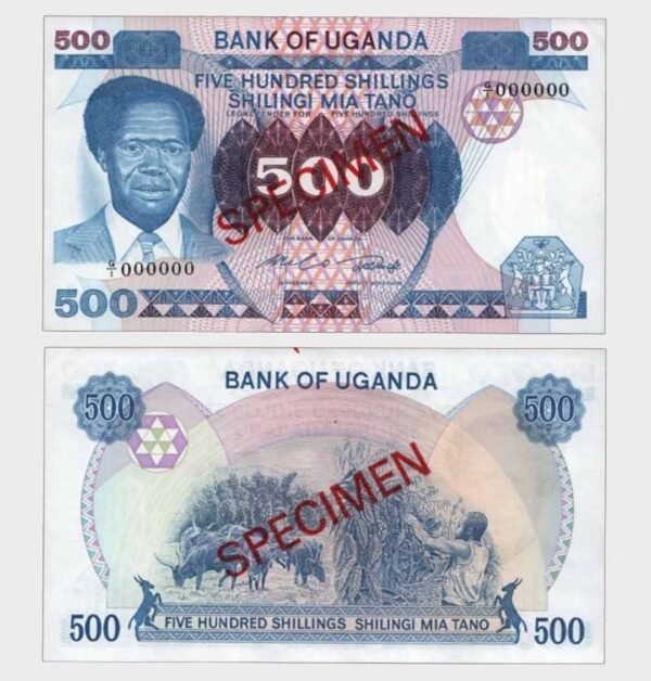1983 - 500 Shillings - SPECIMEN