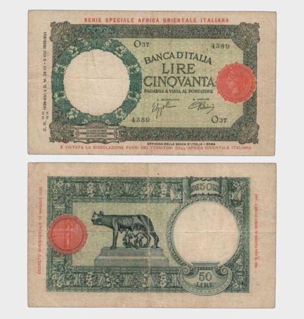 1938 - 50 Lire