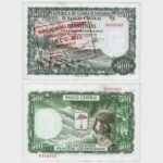 1969 (1980) - 500 Pesetas / 5000 Bipkwele