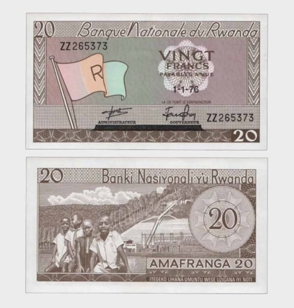 1976 - 20 Francs - REPLACEMENT