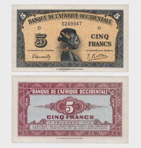 1942 - 5 Francs