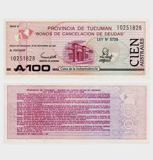 1991 - 100 Australes