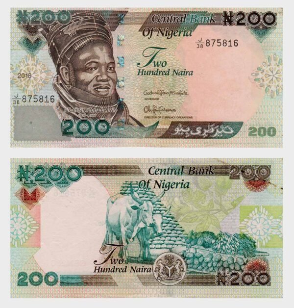 2018 - 200 Naira