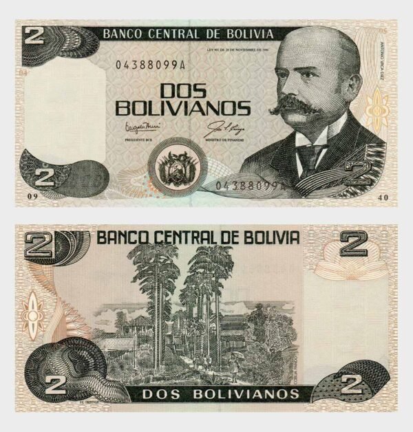 1986 - 2 Bolivianos