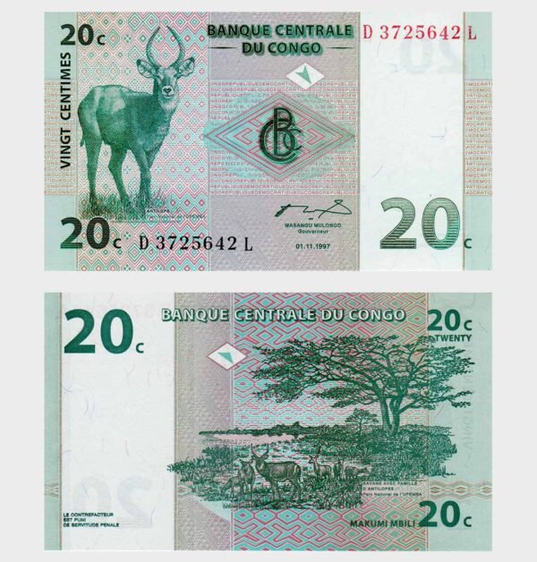 1997 - 20 Centimes