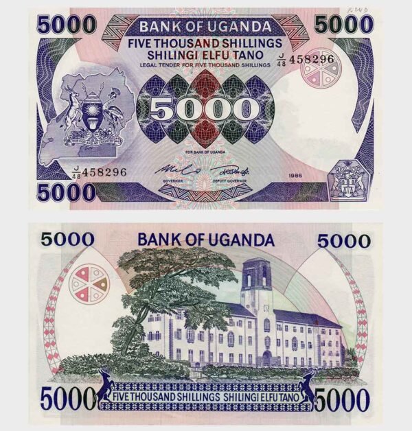 1986 - 5000 Shillings