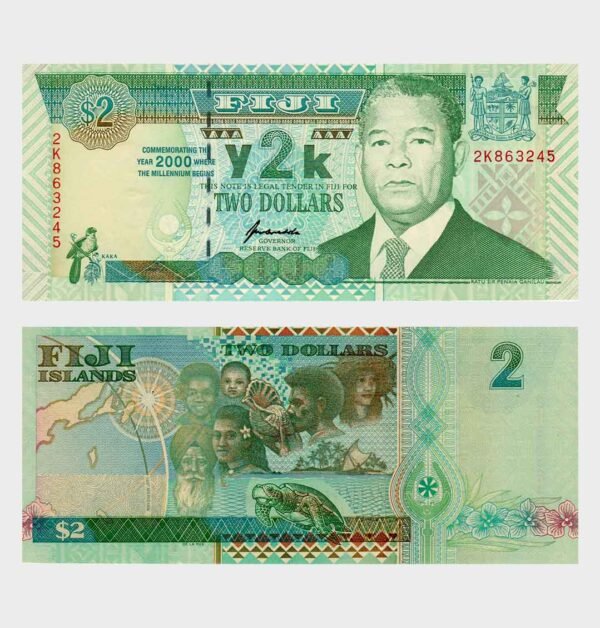 2000 - 2 Dollars - Commemorative