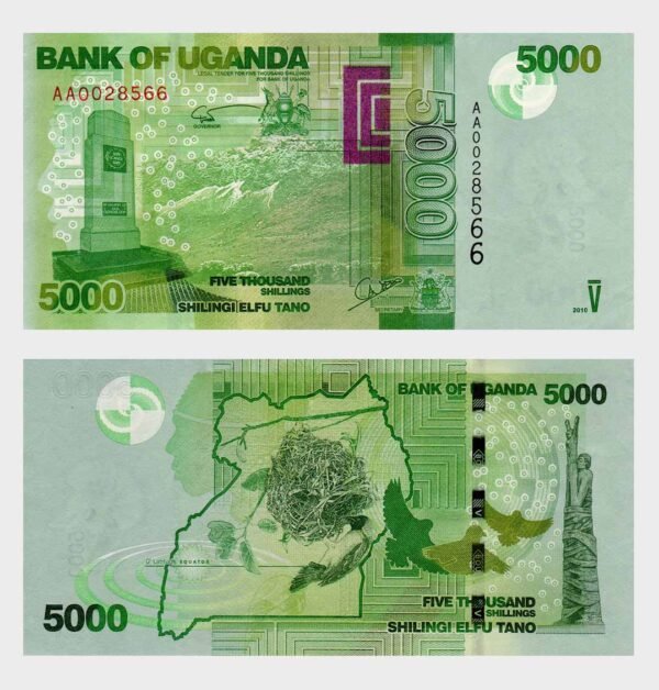 2010 - 5000 Shillings - AA