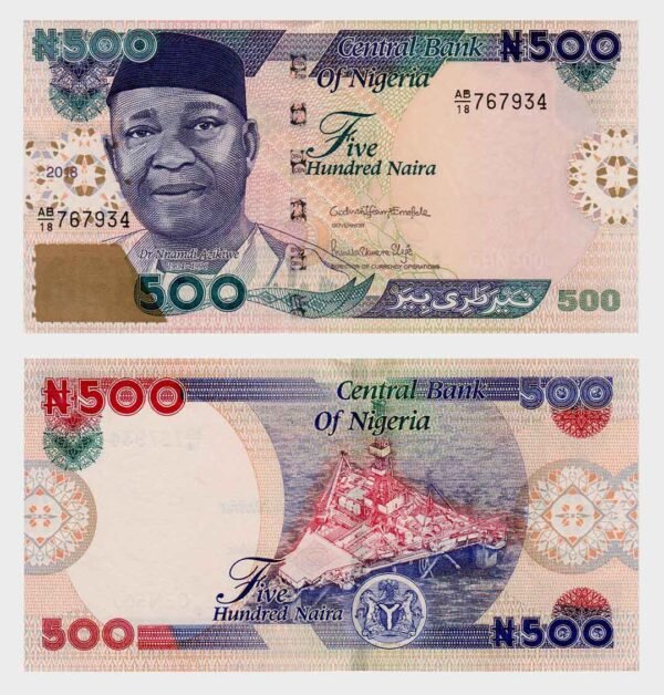 2018 - 500 Naira