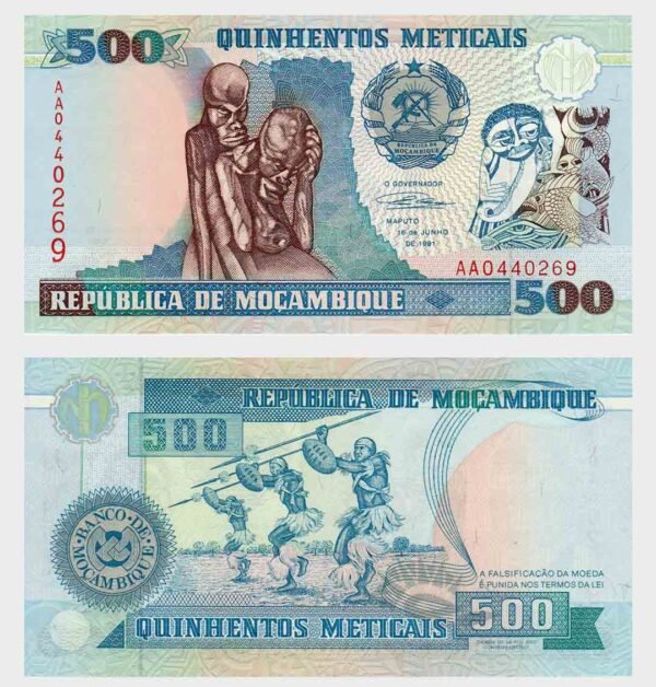 1991 - 500 Meticais