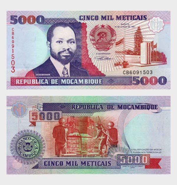1991 - 5000 Meticais