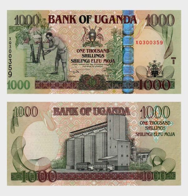 2008 - 1000 Shillings - ERROR